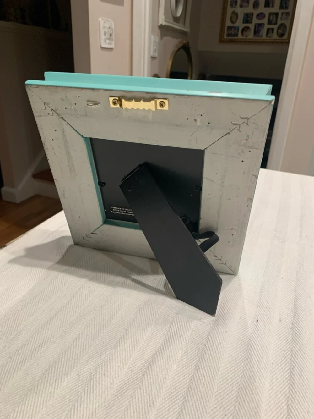 Decorative Turquoise Ornate Photo Frame - Home Accents